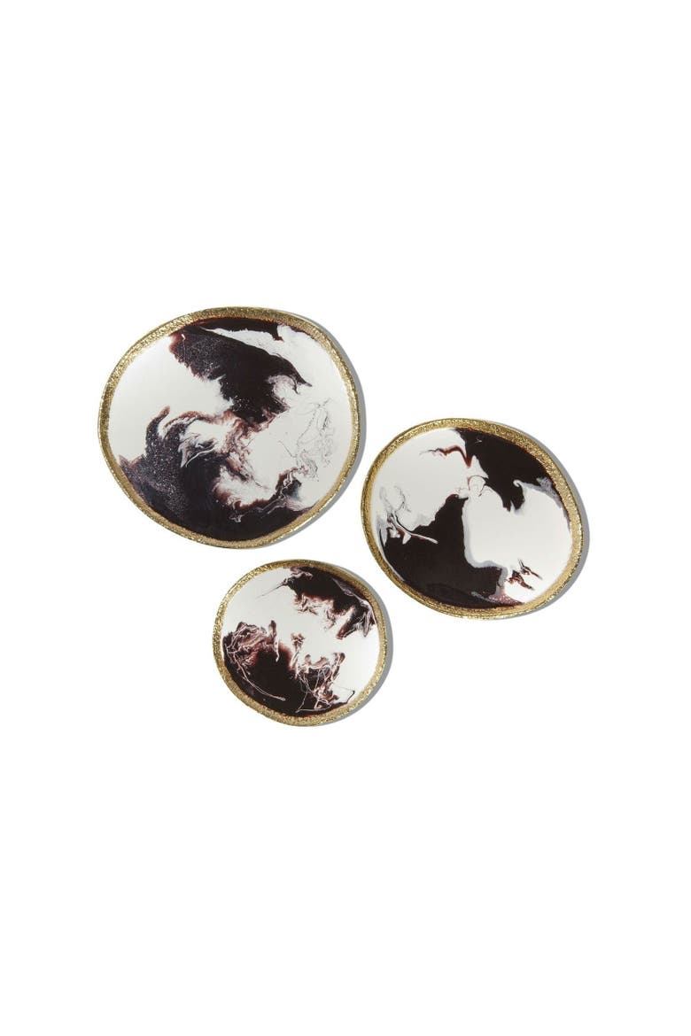 Bianco Nero Platter, Alternate, color, White