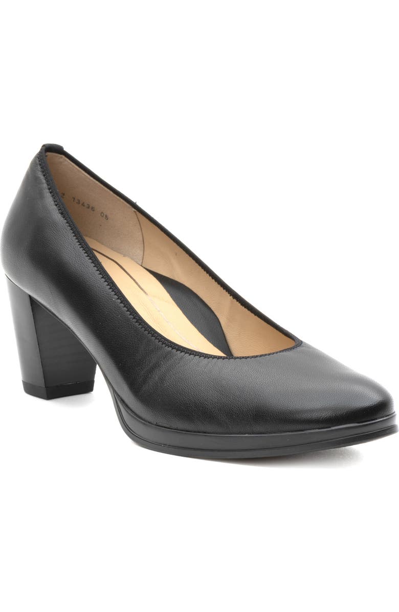 ara Ophelia Pump, Main, color, Black 2