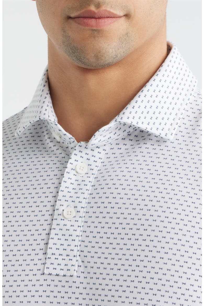 All Play Geo Print Performance Golf Polo, Alternate, color, SNOW