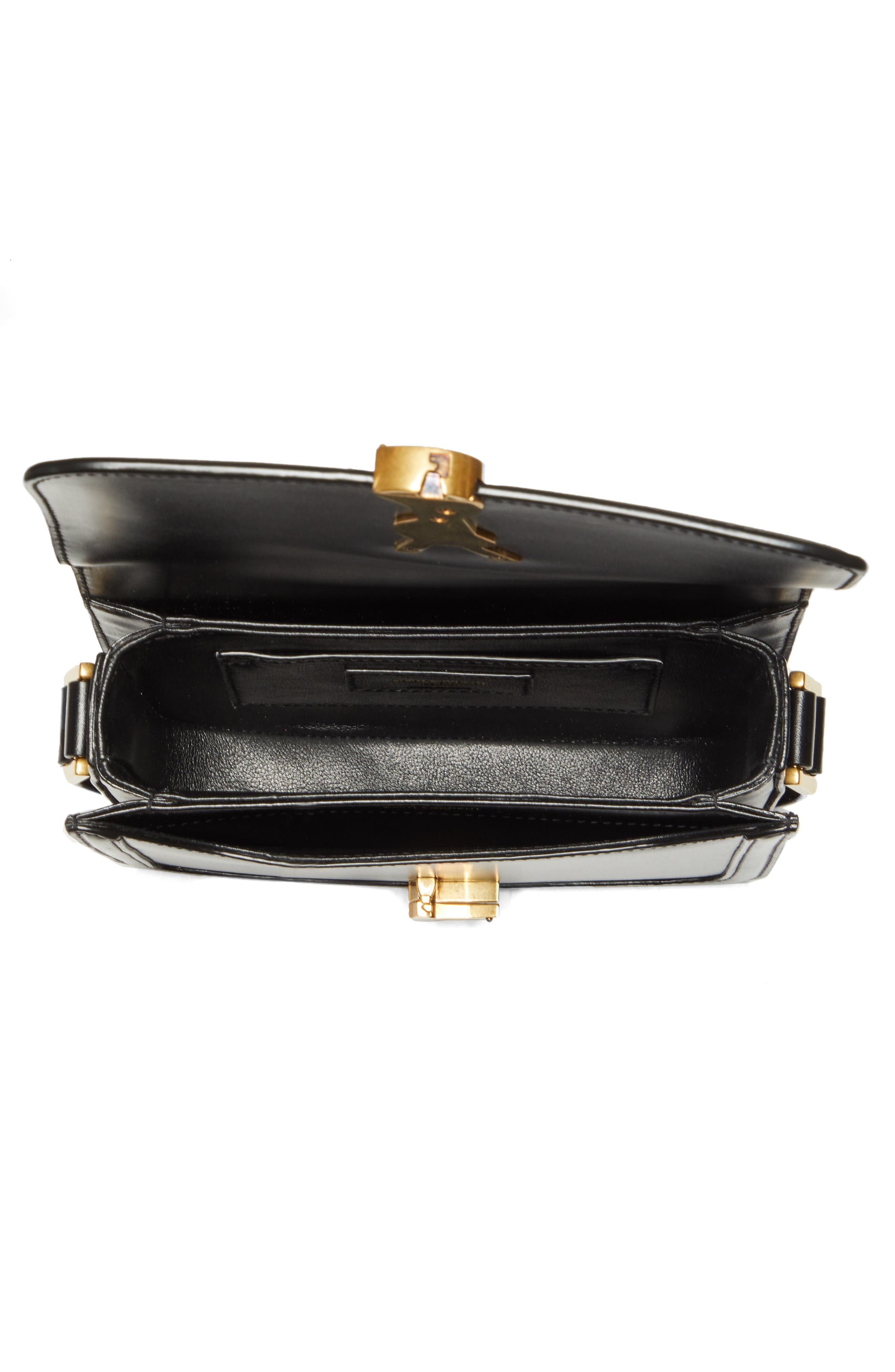 Saint Laurent Small Solferino Leather Shoulder Bag, Alternate, color, 