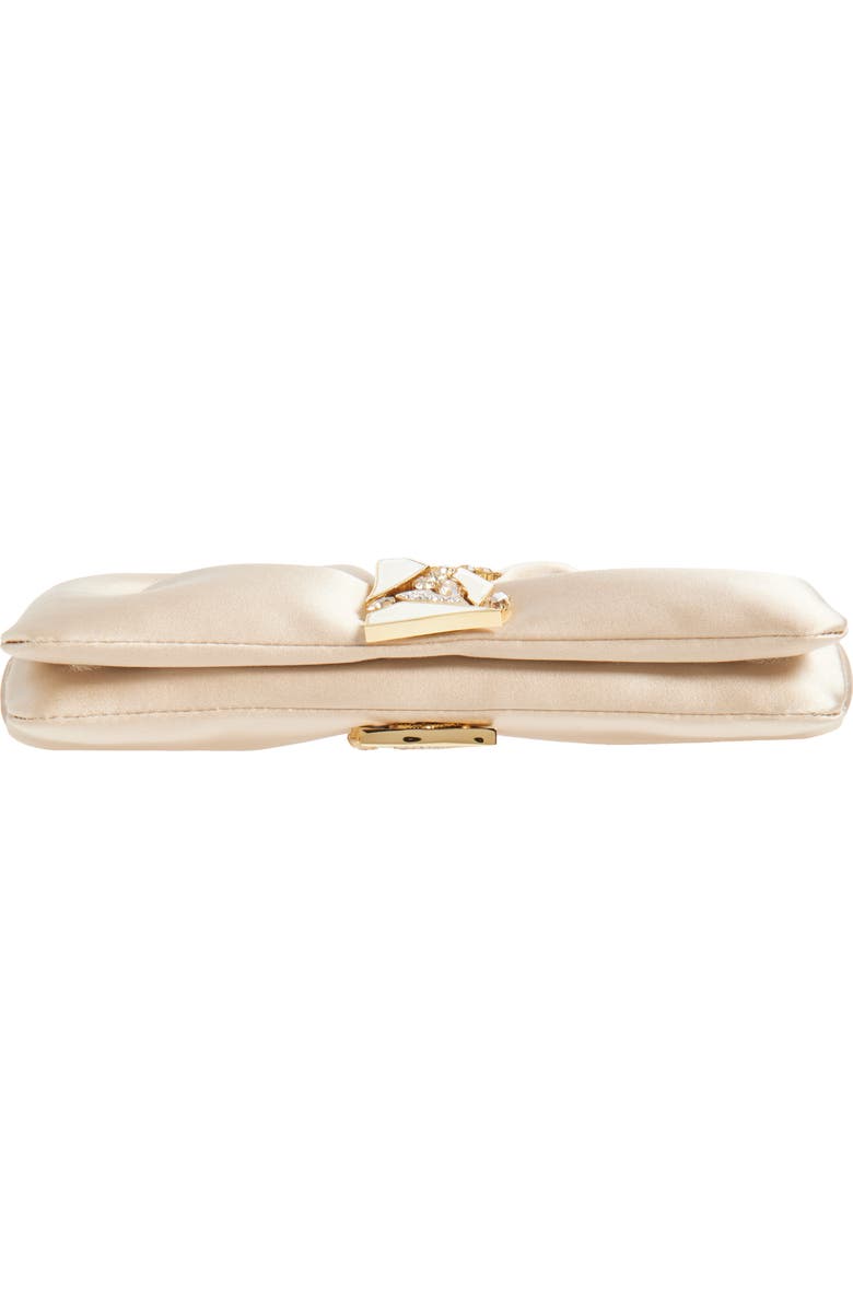 L’alingi Oasis Satin Pouch, Alternate, color, Champagne