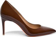 Santoni High-Heel Patent Leather Pumps