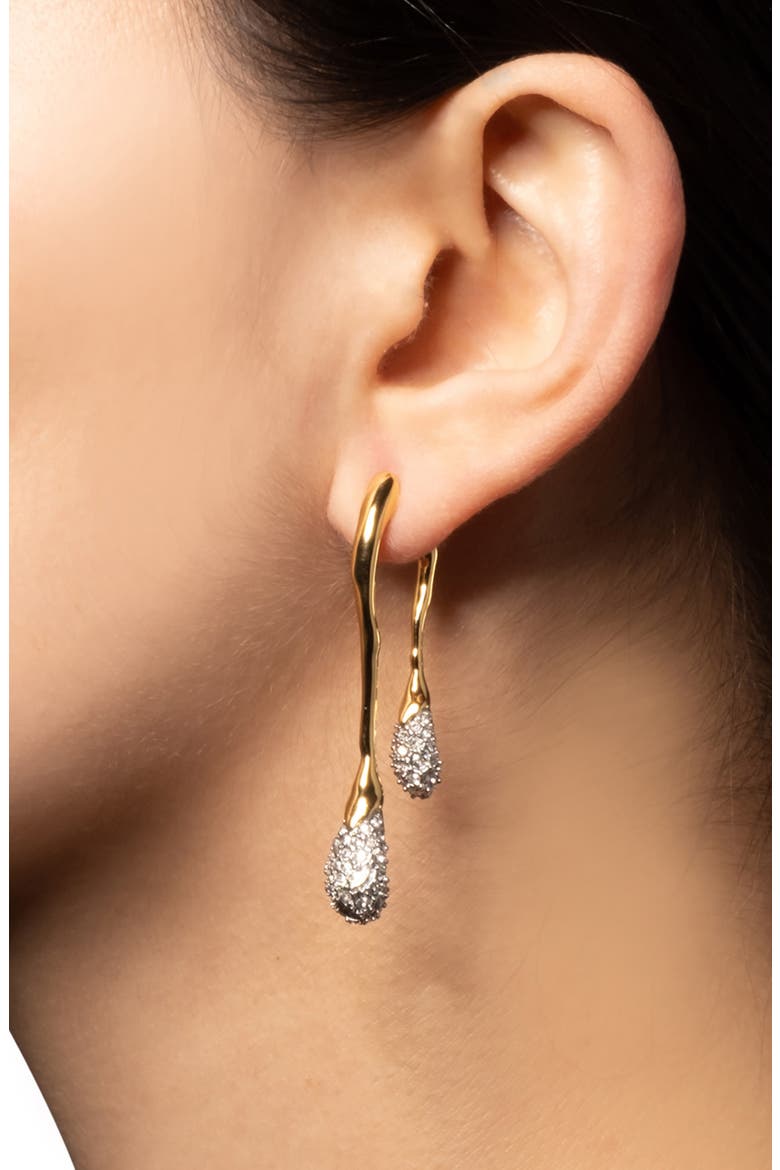 Solanales Crystal Ear Jackets, Alternate, color, CHAMPAGNE