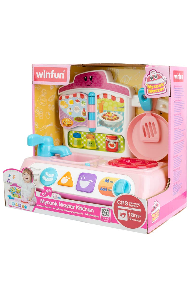 Winfun Mycook Master Kitchen 4 Piece Pretend Playset, Alternate, color, Multicolored
