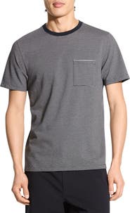 Theory Bird's Eye Ringer T-Shirt