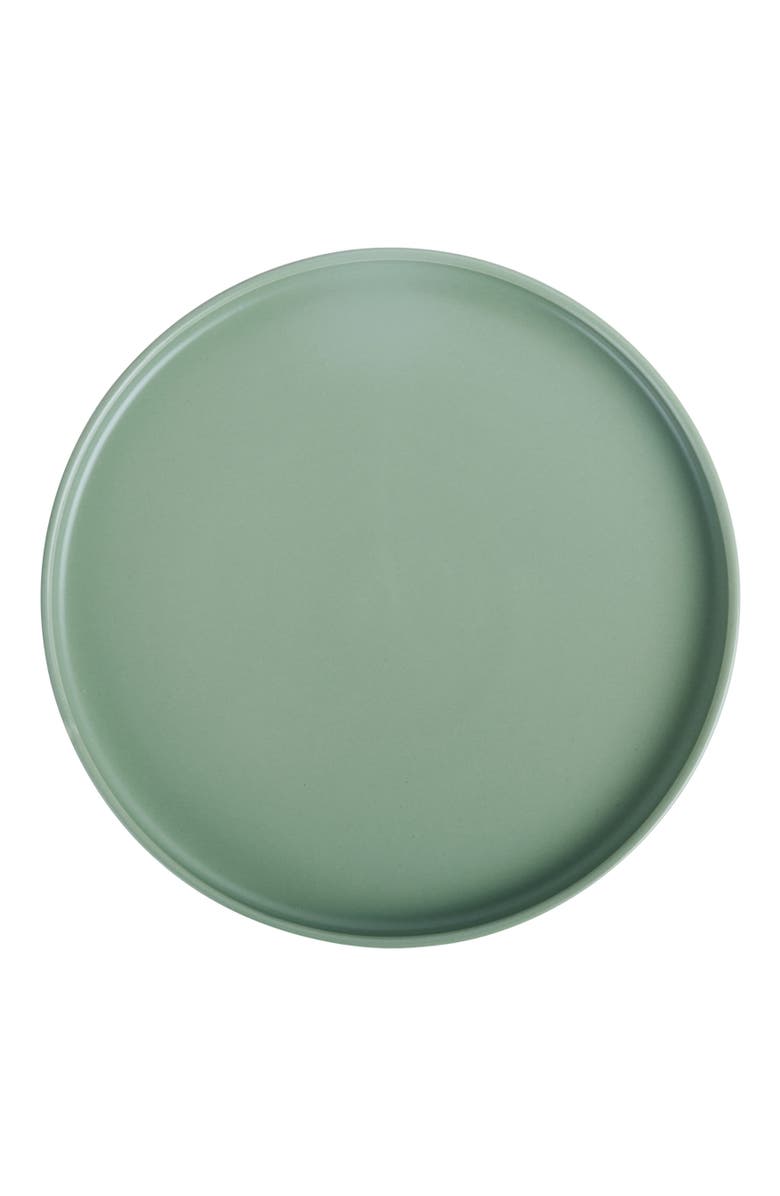 Stone Lain Stella Porcelain 6-Piece Dinner Plate Set, Main, color, Honeydew