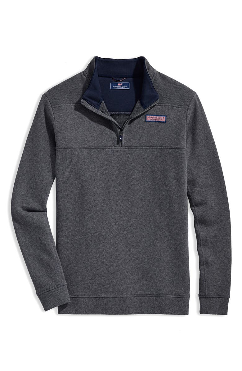 vineyard vines Men's Collegiate Quarter Zip Shep Shirt, Main, color, 