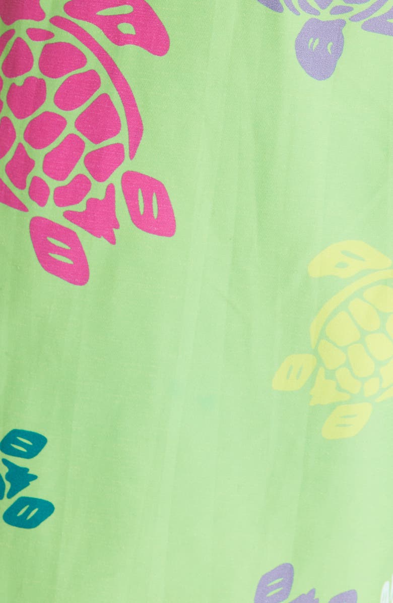 Vilebrequin Turtle Print Swim Trunks, Alternate, color, 