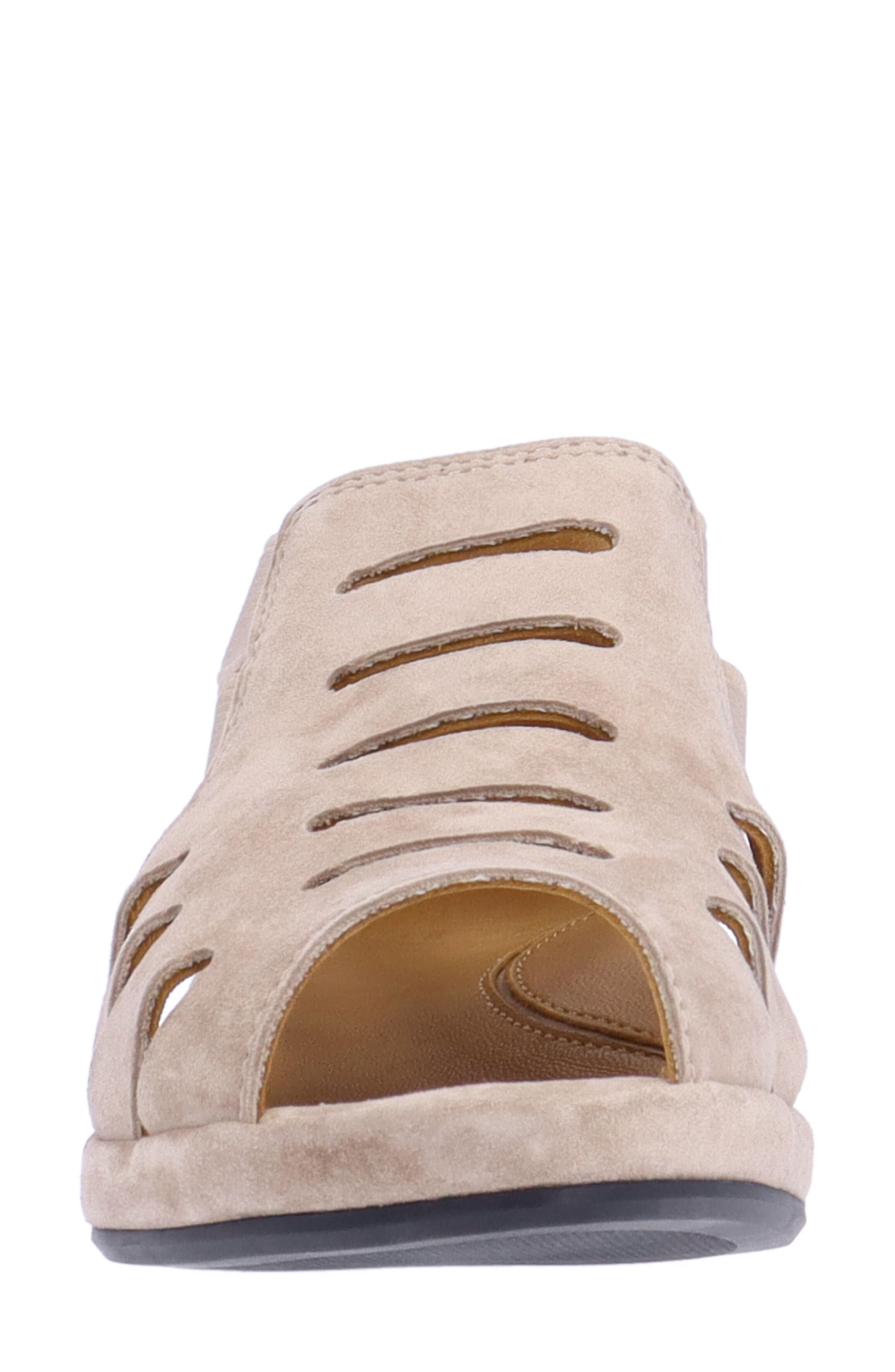 L
Amour des Pieds Bayla Wedge Sandal, Alternate, color, Taupe