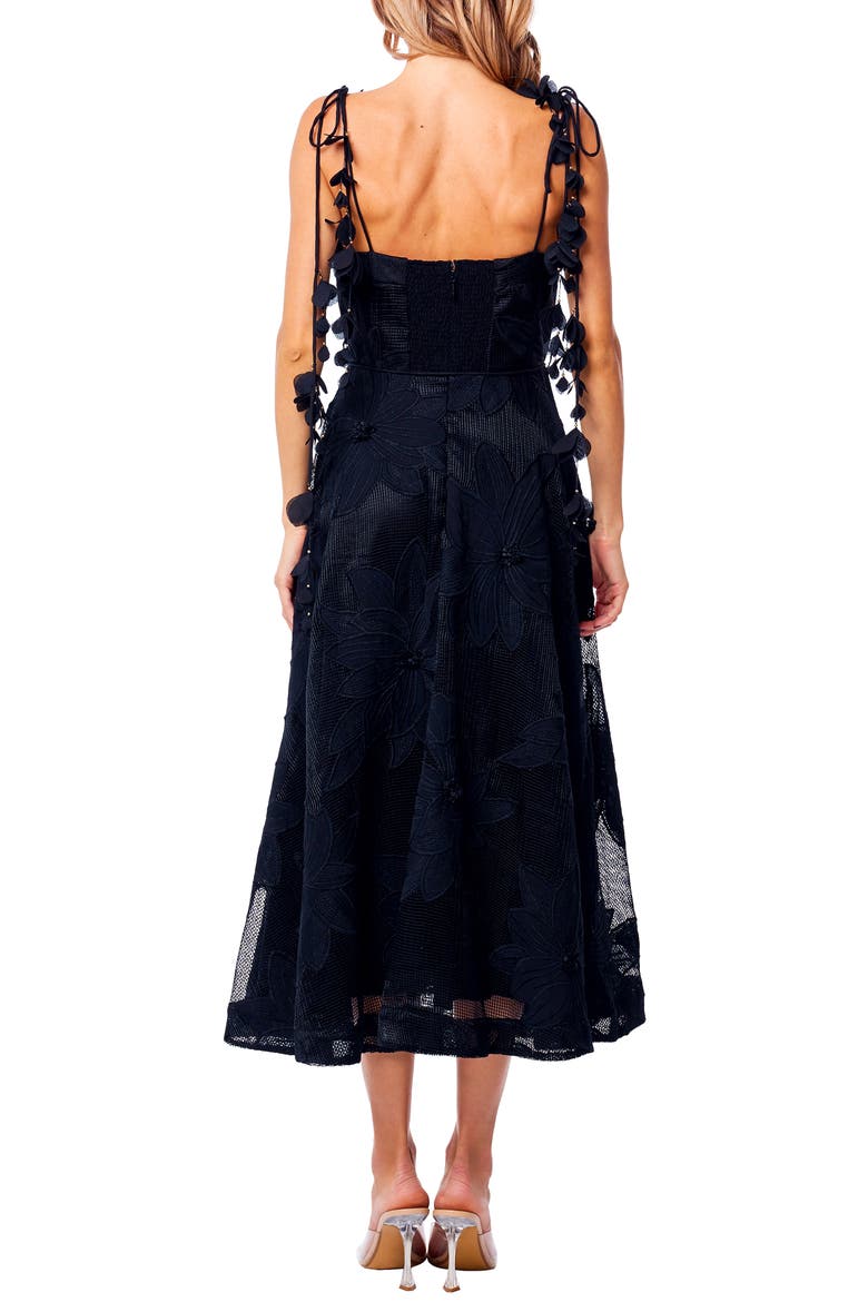 emilia bustier lace midi cocktail dress Reiss Emilia Leo Lin Bustier Lace Midi Dress, Snow/White