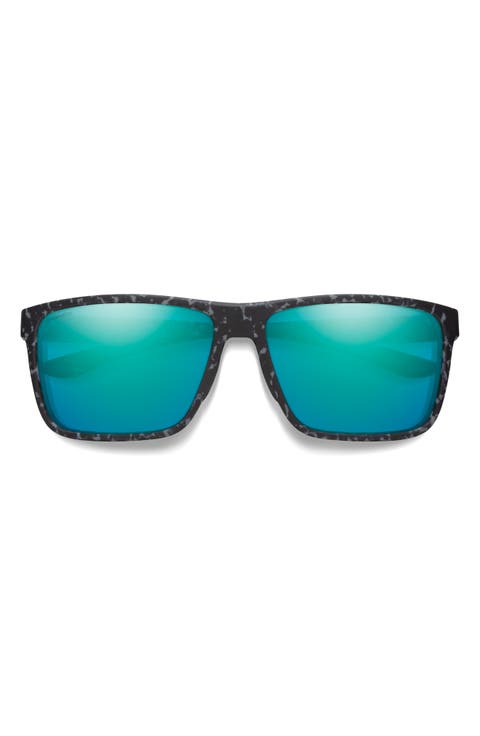 Riptide 61mm Polarized Sport Square Sunglasses