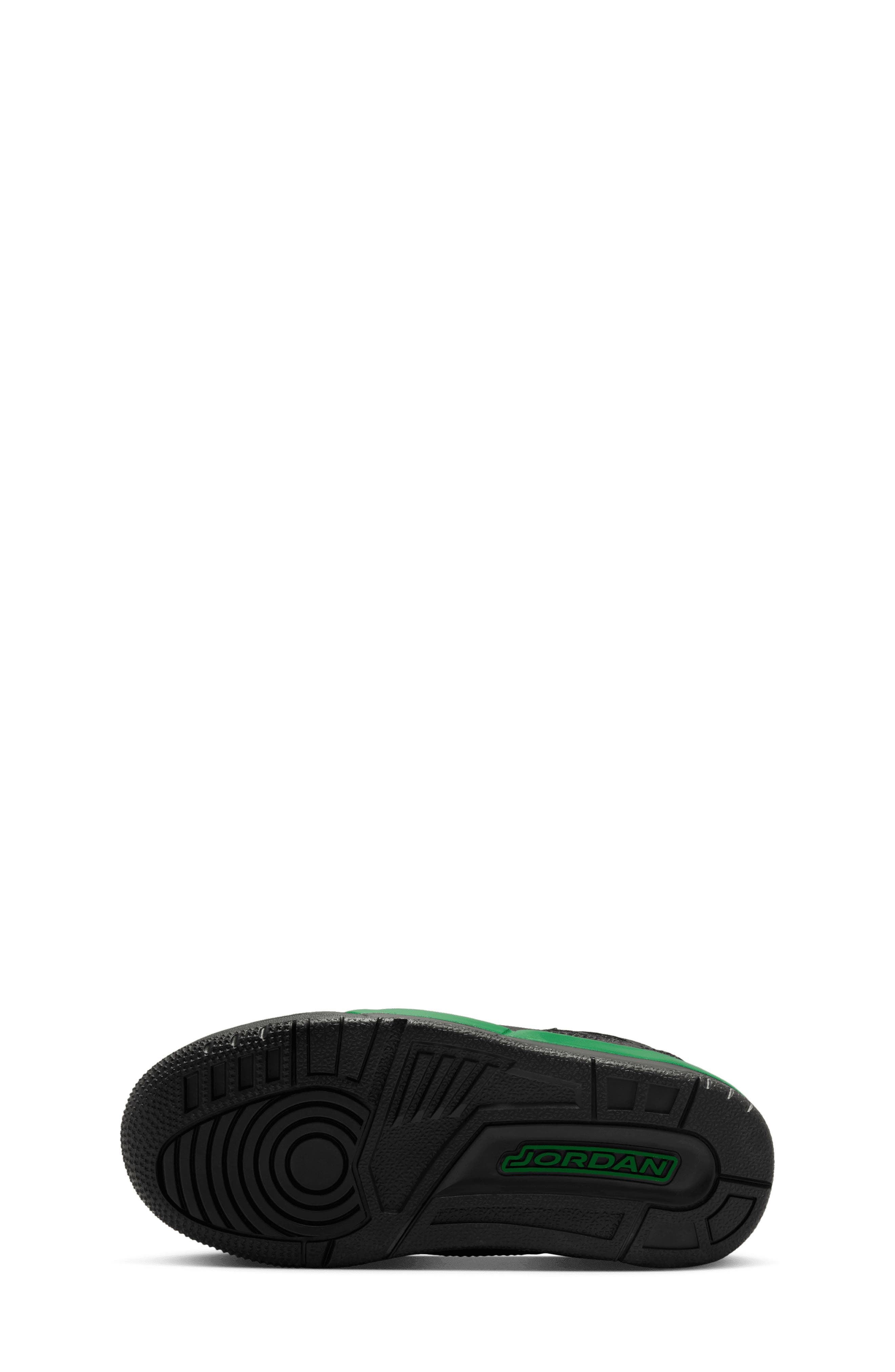 Jordan Kids' Spizike Low Sneaker, Alternate, color, Black/ Anthracite/ Pine Green