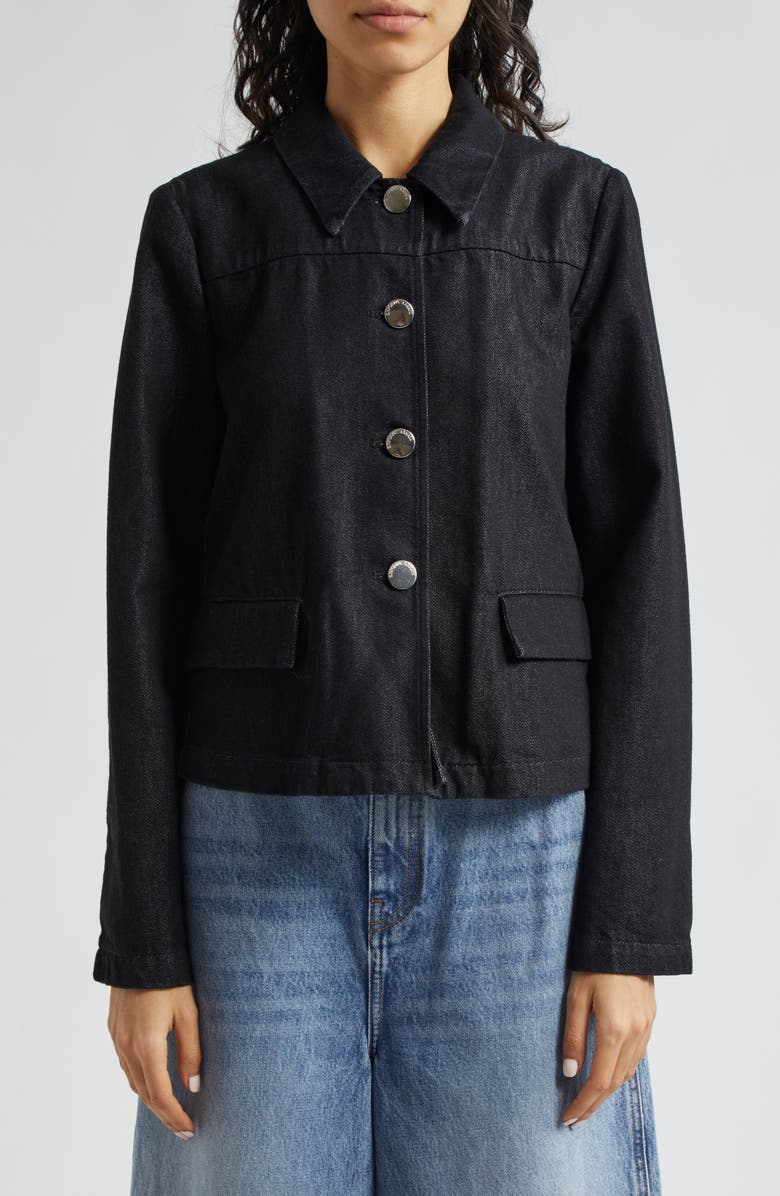 Emporio Armani Denim Jacket, Main, color, 
