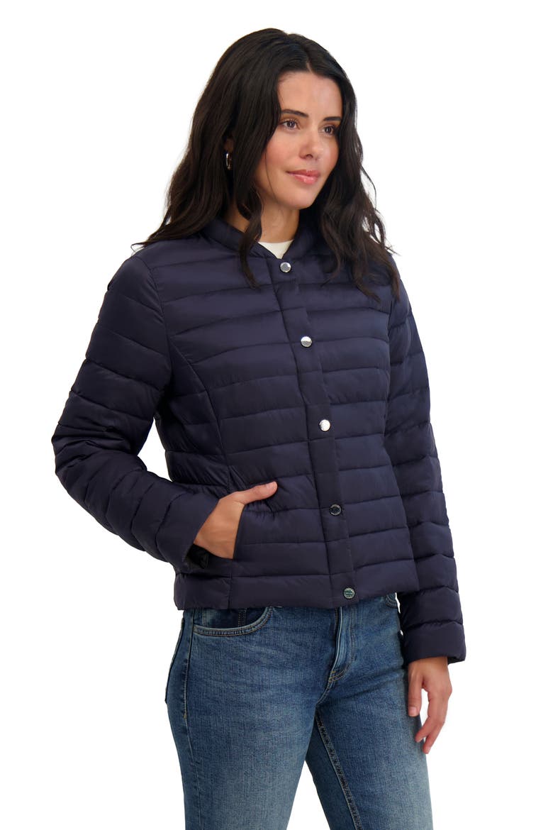 Bee Puffer Jacket, Alternate, color, STARGAZER