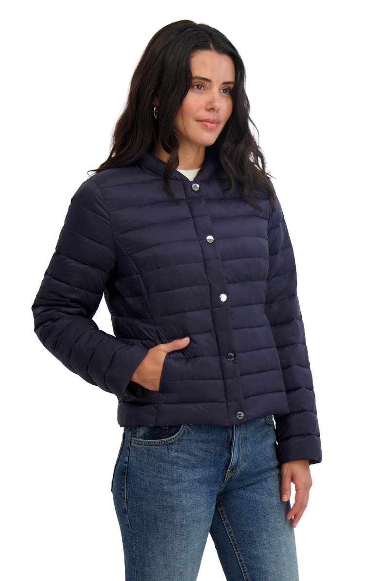 Tahari Bee Puffer Jacket, Alternate, color, Stargazer