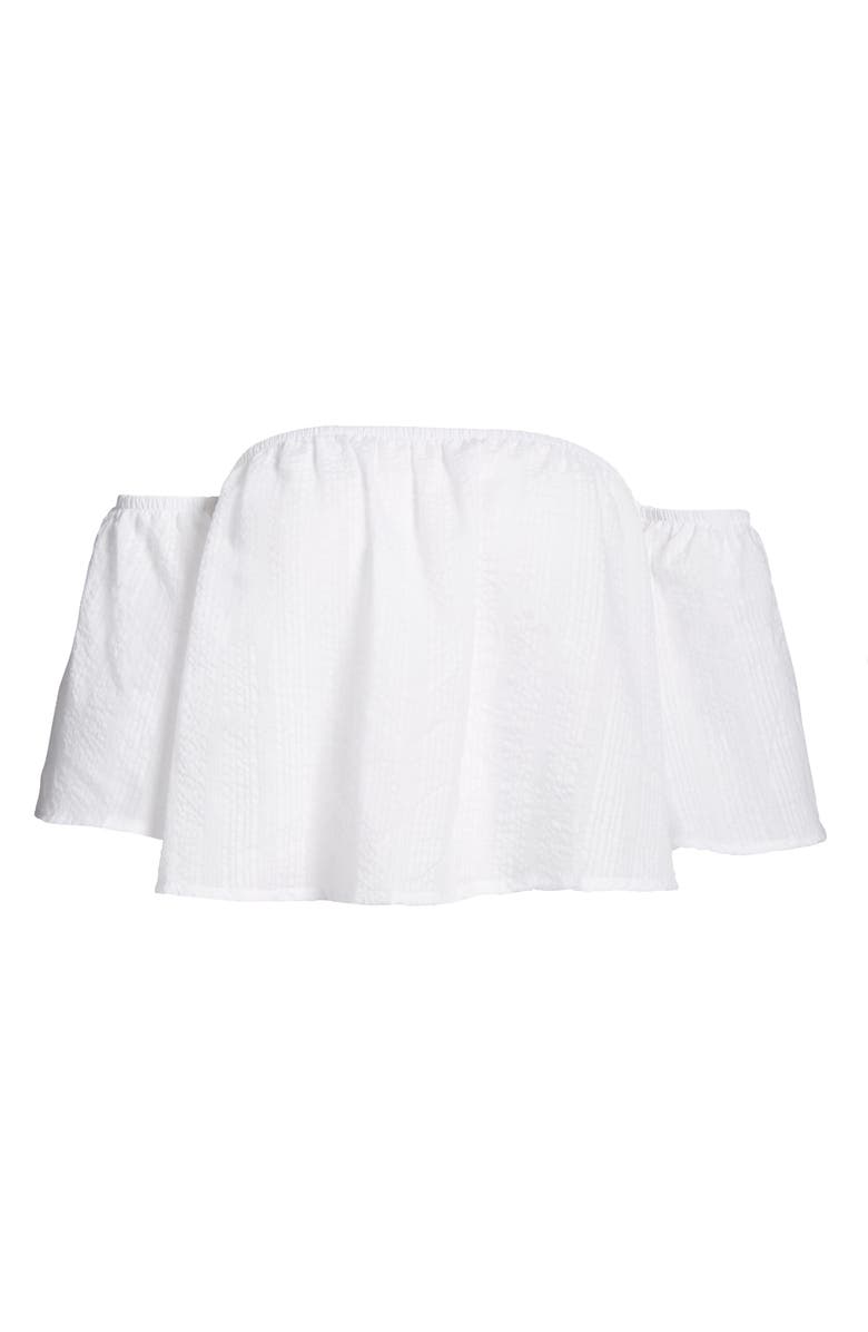 Socialite Off the Shoulder Crop Top, Alternate, color, 