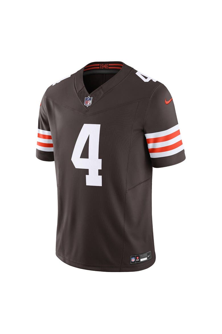 Men's Nike Deshaun Watson Brown Cleveland Browns Vapor F.U.S.E. Limited Jersey, Alternate, color, Brown