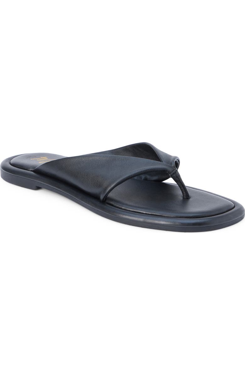 Matisse Mirage Flip Flop, Main, color, Black Leather