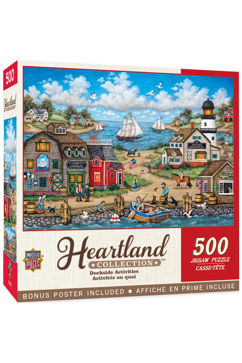 Dockside Activities 500 Piece Puzzle, Main, color, Multicolor