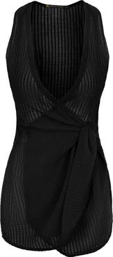 ViX Paula Hermanny Lai Cover-Up Cotton Minidress