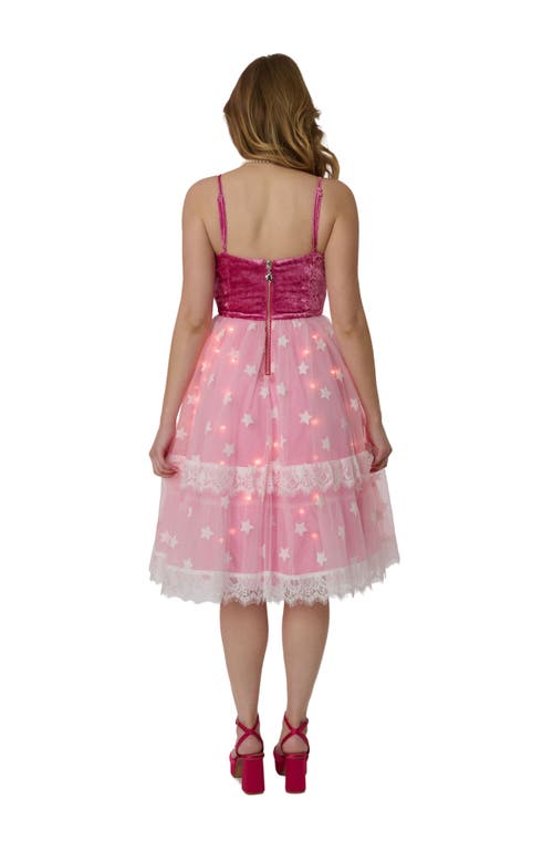 UNIQUE VINTAGE UNIQUE VINTAGE LIGHT UP DREAM GLOW SWING DRESS