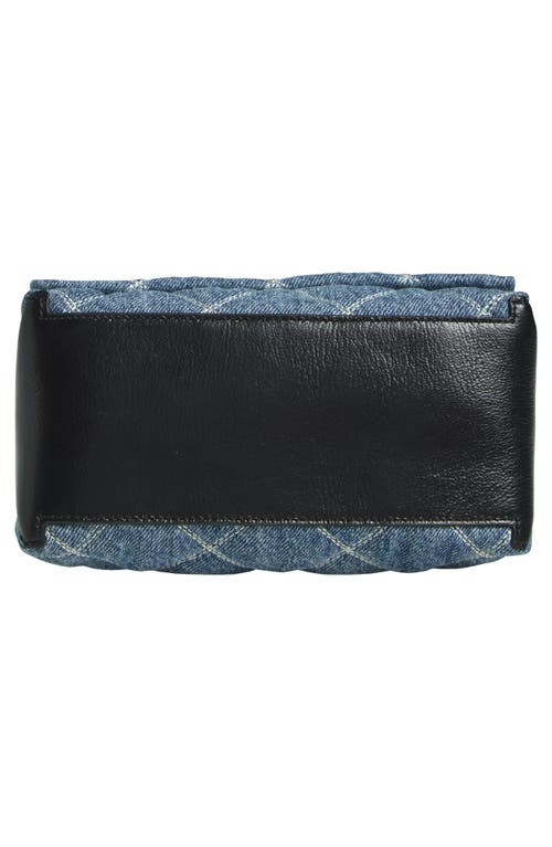 Marc Jacobs The Mini Dual Diamond Quilted Denim Shoulder Bag