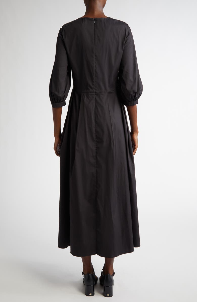 Max Mara Clea Puff Sleeve Midi Dress, Alternate, color,