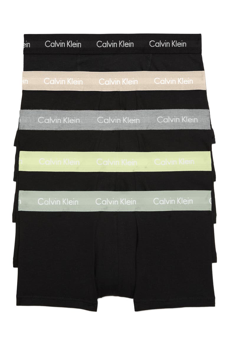 5-Pack Boxer Briefs, Main, color, CBN BLACK/MUDST