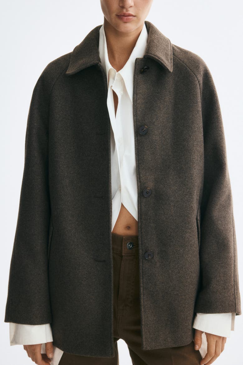 Car Coat, Alternate, color, Dark taupe