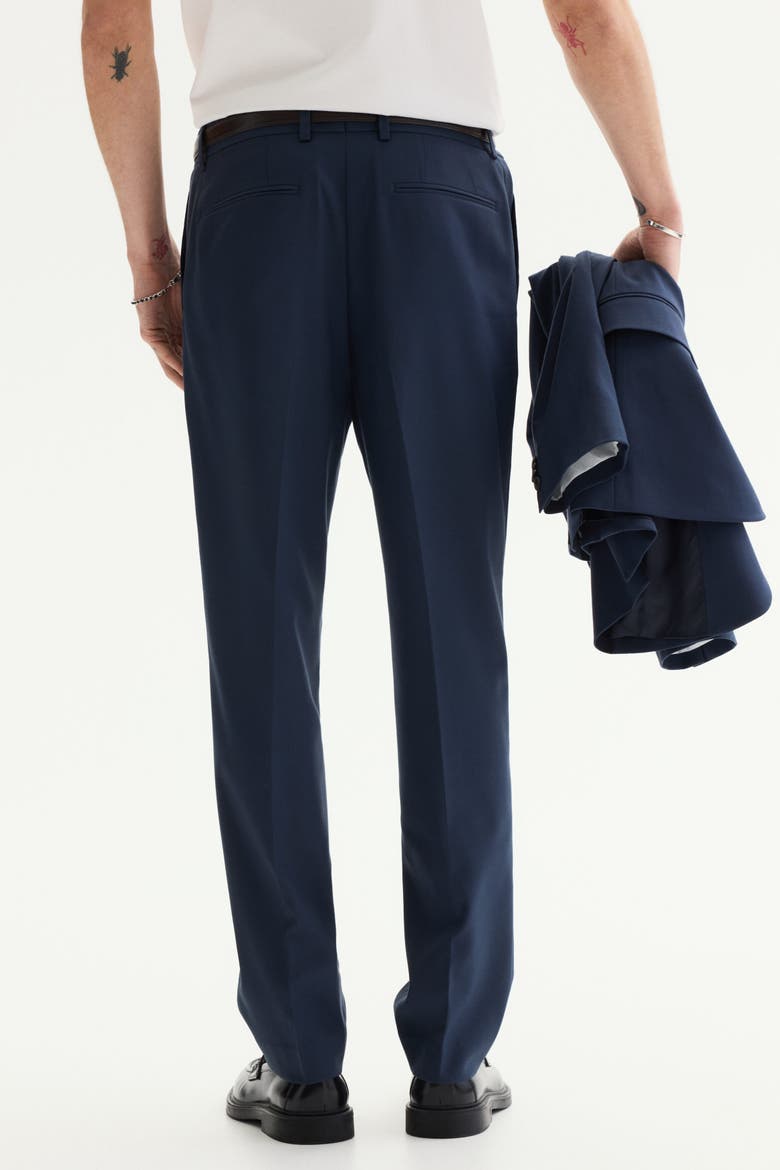 Slim Fit Suit Trousers, Alternate, color, Dark blue