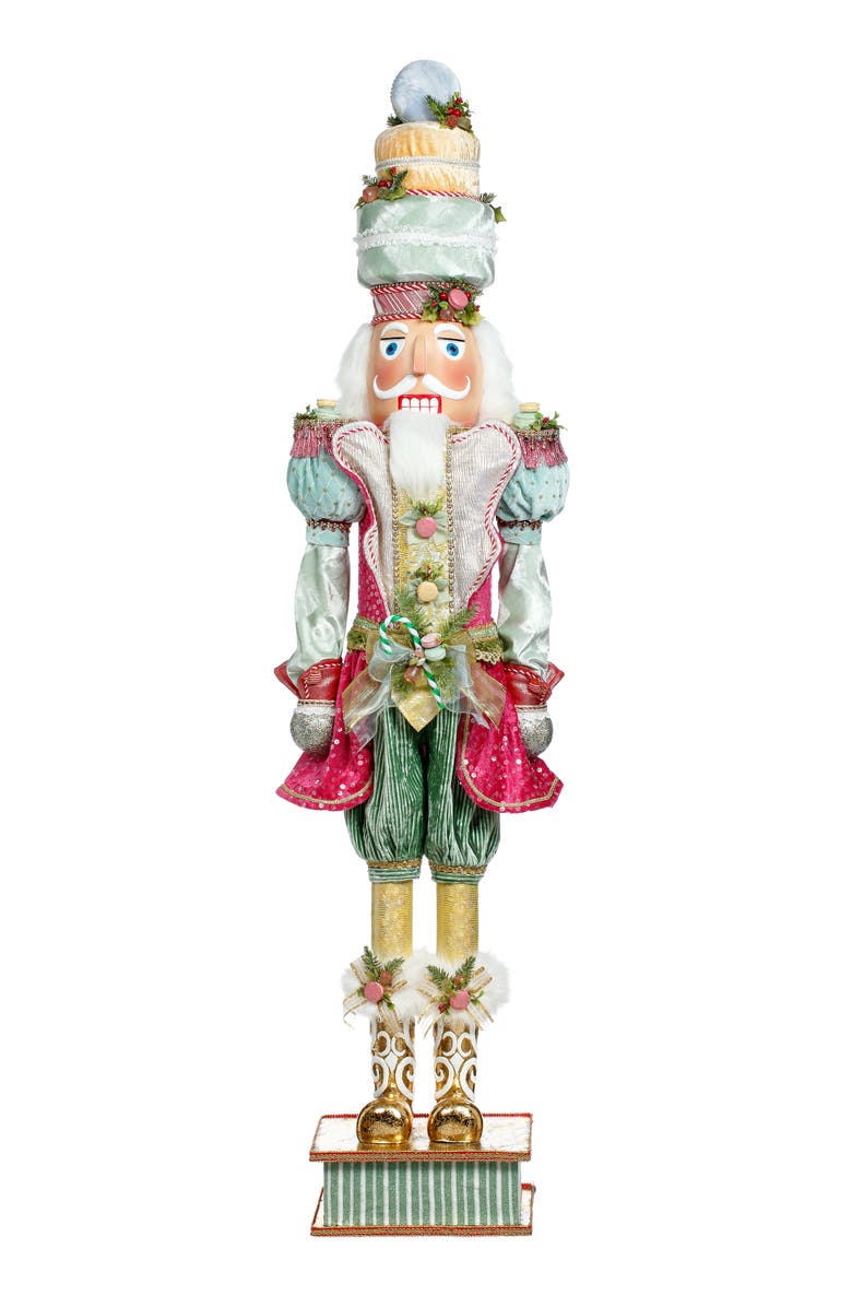 Mark Roberts Macaron Nutcracker, Large, Main, color, Light Blue