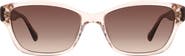 Kate Spade New York ayla 53mm gradient rectangular sunglasses