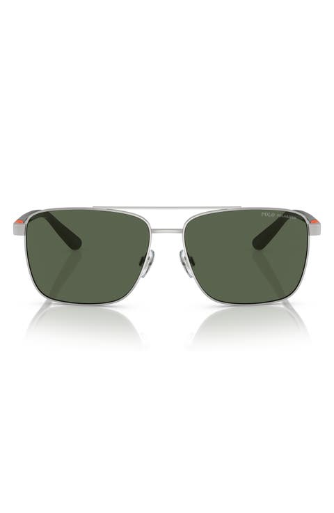 59mm Polarized Pillow Sunglasses