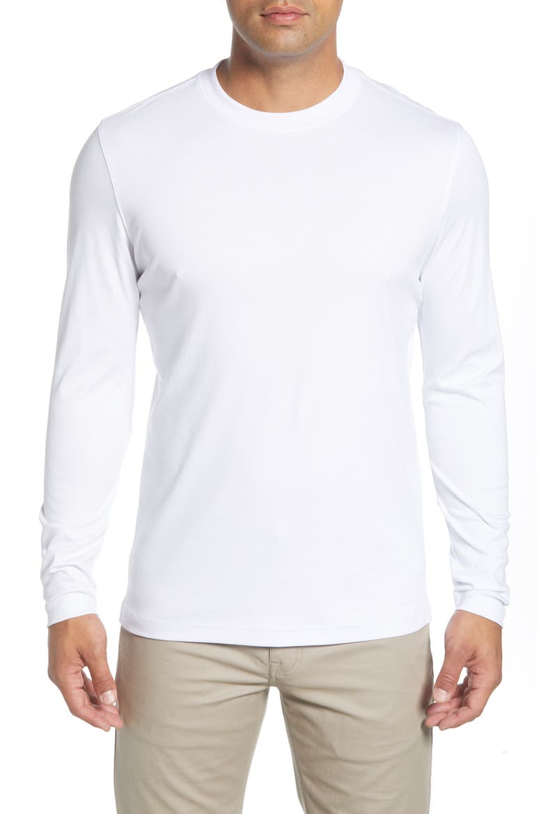 Georgia Long Sleeve T-Shirt, Main, color, WHITE