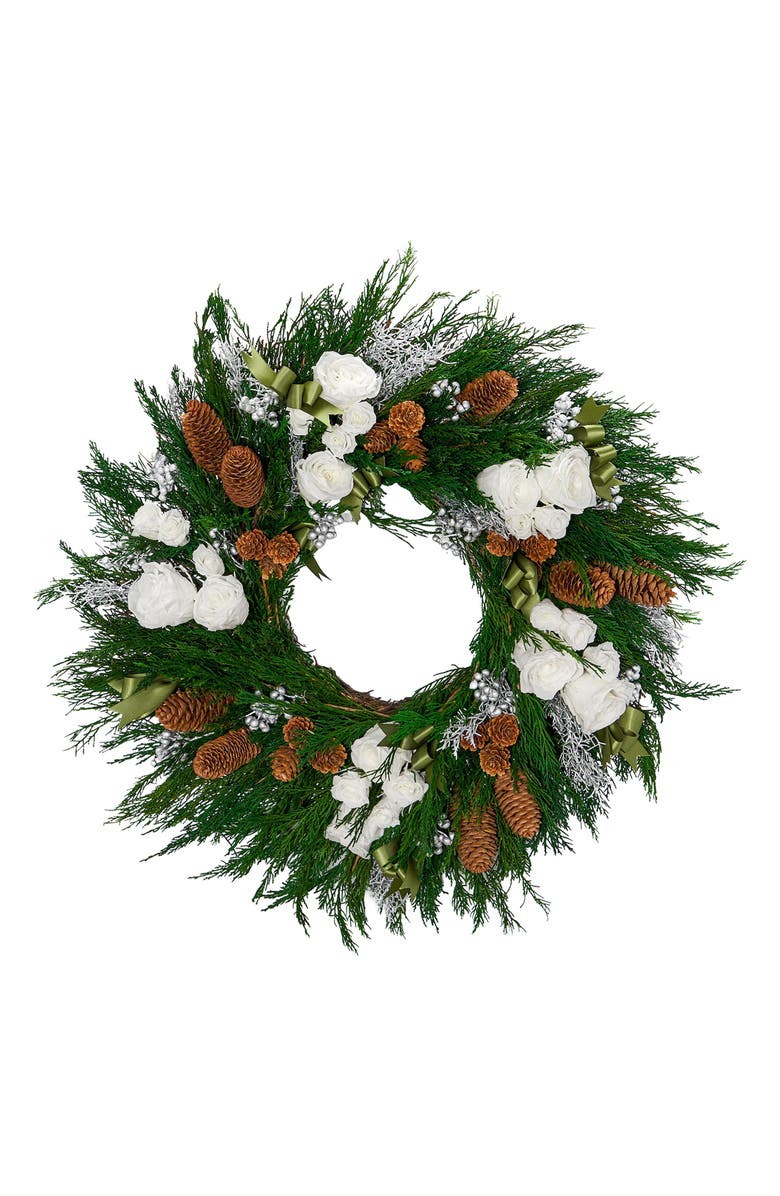 Venus ET Fleur Céleste Eternity Wreath, Main, color, White
