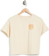 Thread & Supply Take it Easy Cotton Graphic Crop T-Shirt