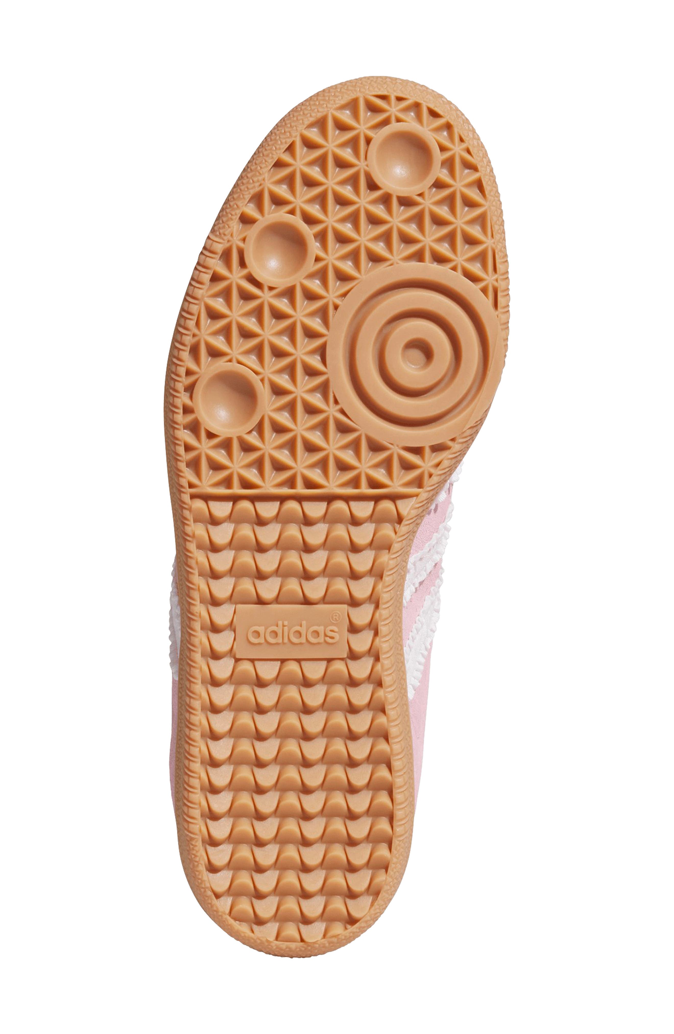 Kids' Samba Sneaker, Alternate, color, LIGHT PINK/ WHITE/ SILVER