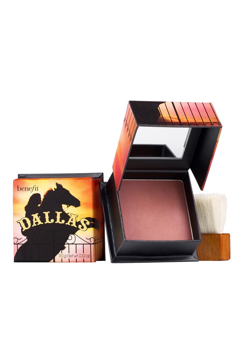 Benefit Dallas Dusty Rose Powder Blush, Main, color, DUSTY ROSE
