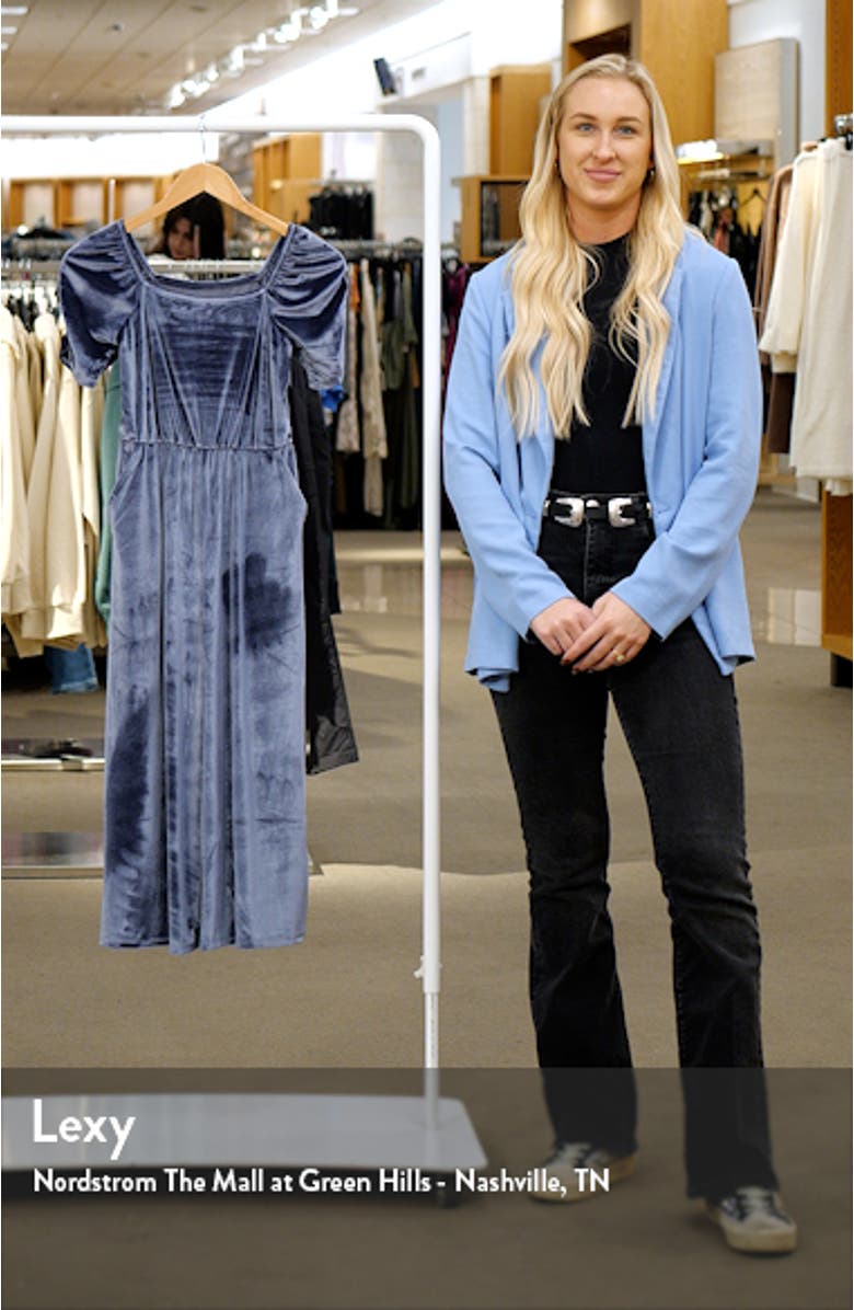 Kids' Stretch Velour Romper, sales video thumbnail