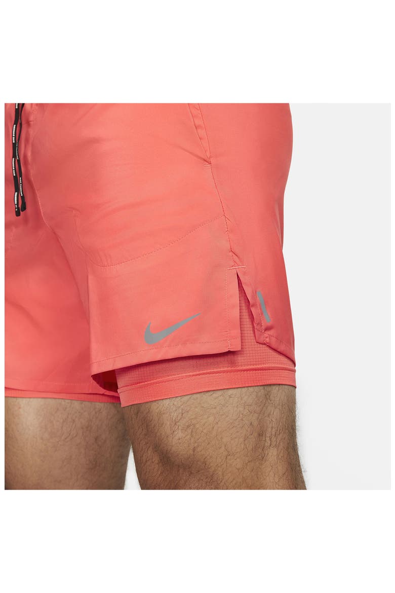 Flex Stride Performance Athletic Shorts, Alternate, color, MAGIC EMBER/ MAGIC EMBER