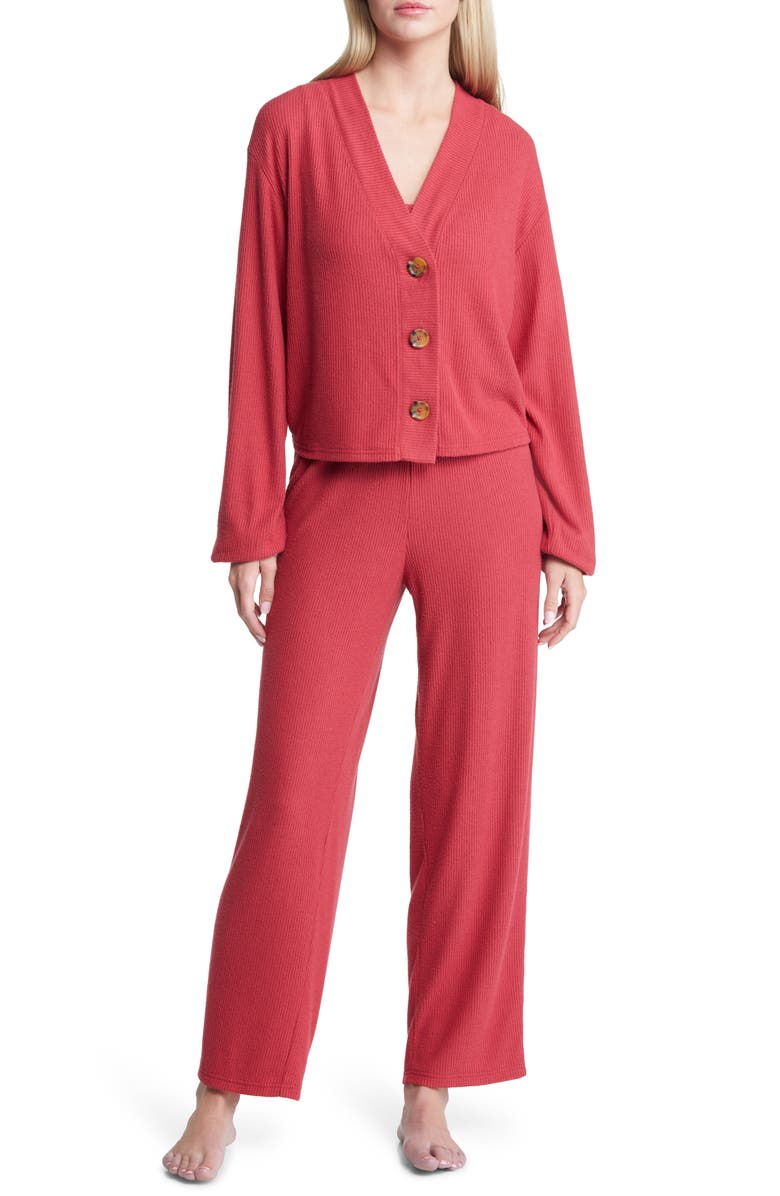 Open Edit 3-Piece So Soft Rib Lounge Set, Alternate, color,