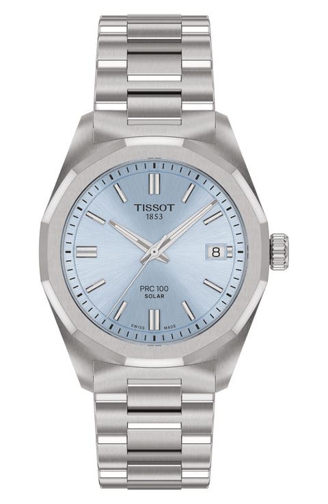 PRC 100 Solar Quartz Bracelet Watch, 34mm