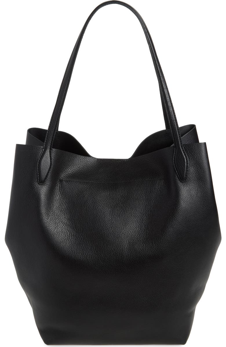 Madewell Oversize Shopper Tote in Soft Grain Leather, Alternate, color,