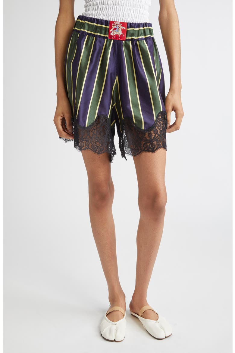 The Lace Football Shorts, Main, color, BLUE MULTICOLOR