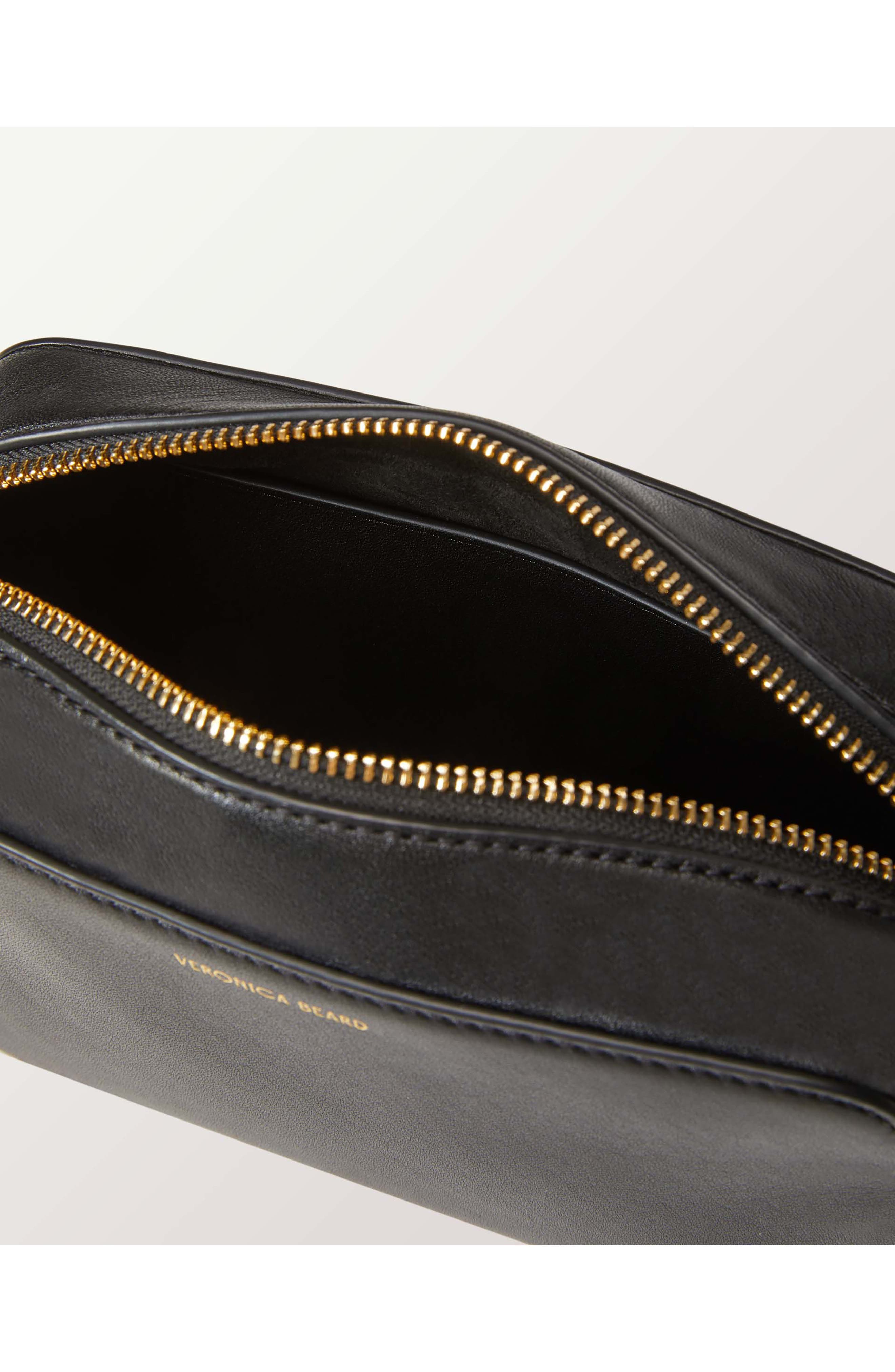 Boxy Chain Leather Crossbody Bag