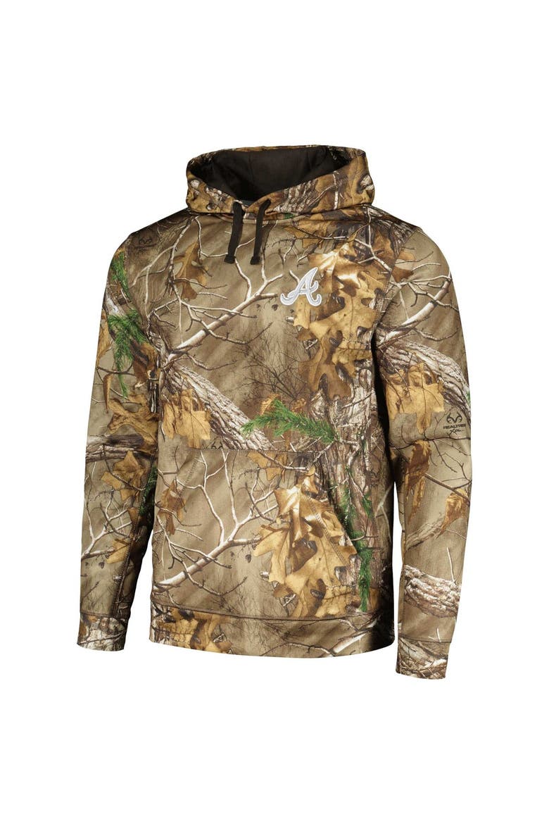 Men's Dunbrooke Camo Atlanta Braves Champion Realtree Pullover Hoodie, Alternate, color, Camo