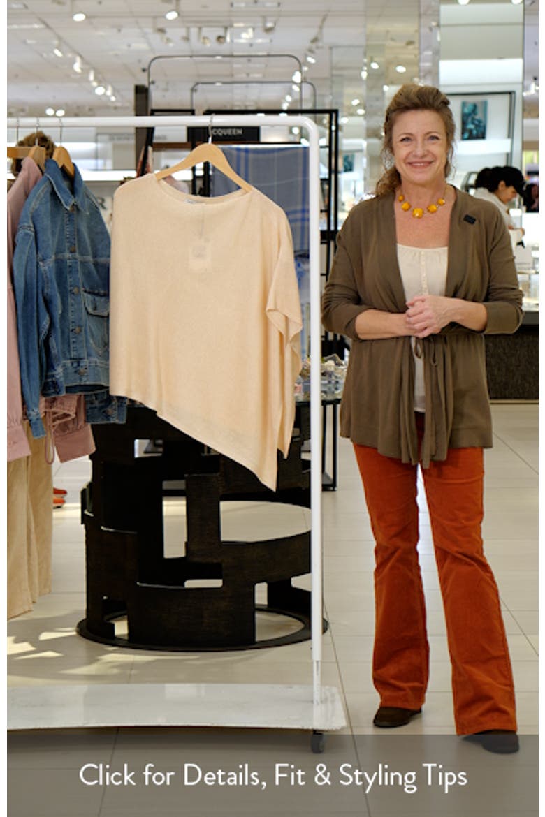 Raul Asymmetrical Hem Knit Cape video