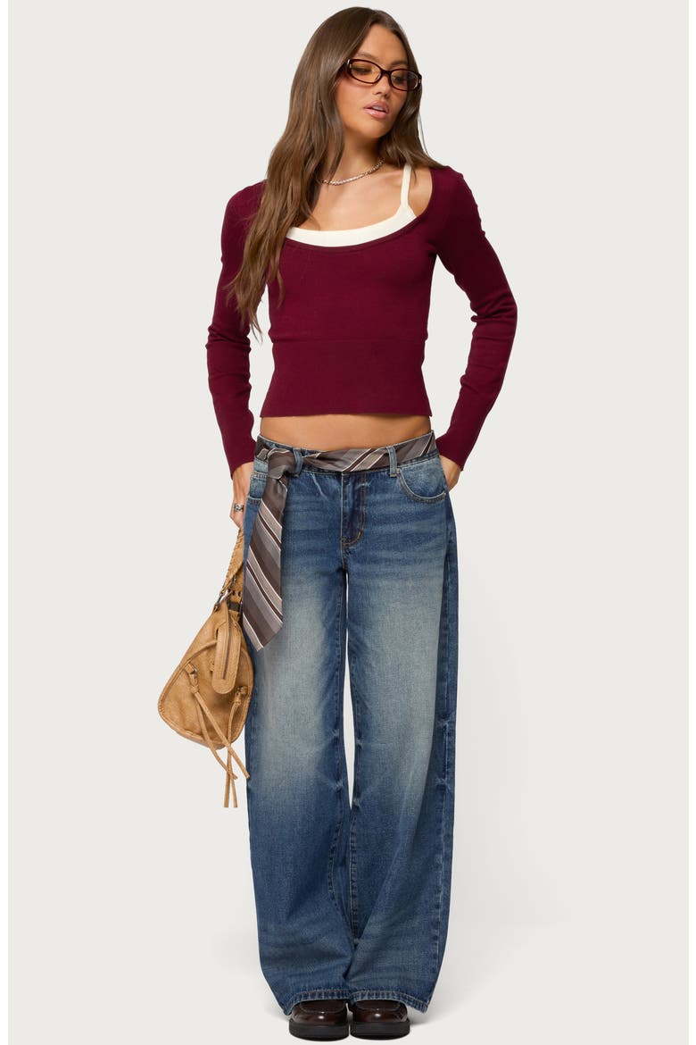 Raelynn Washed Low Rise Wide Leg Jeans, Alternate, color, MEDIUM-VINTAGE-INDIG