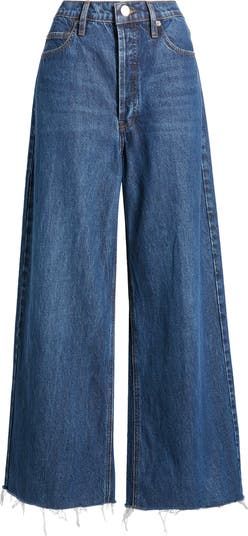 ボトムスその他 Frame Low Baggy Wide Leg Jeans in Organic Denim FRAME Women's Le Low Baggy Wide Leg Cut Off Jeans, Crosbie