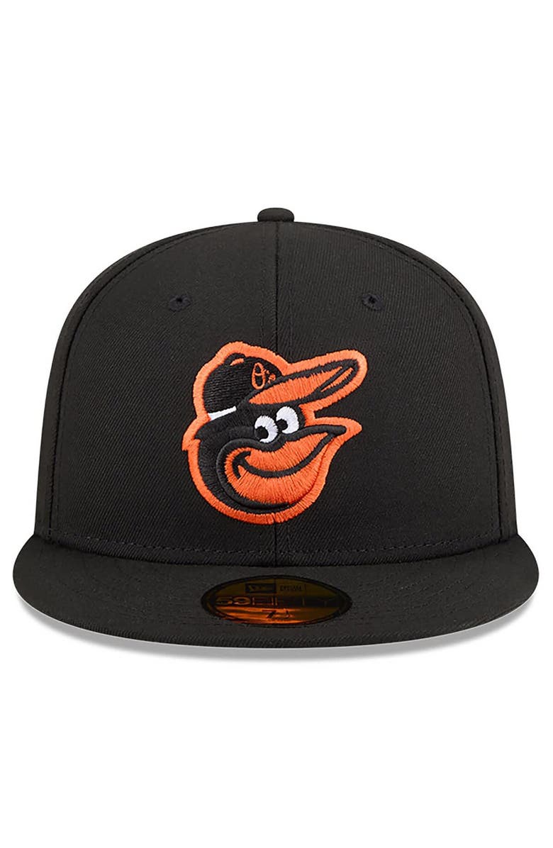 New Era Men's New Era Black Baltimore Orioles 2026 Jackie Robinson Day 59FIFTY Fitted Hat, Alternate, color, Black
